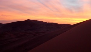 Slapen in de Sahara