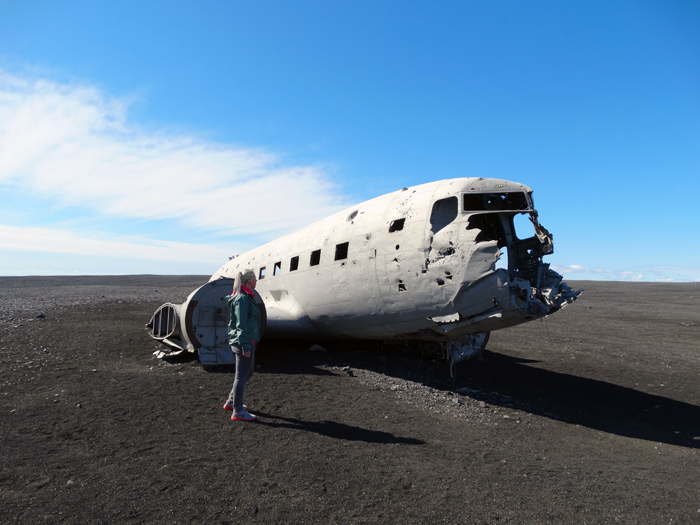 Vliegtuig Vik IJsland