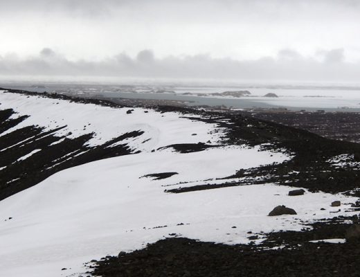 Winter in Mývatn IJsland