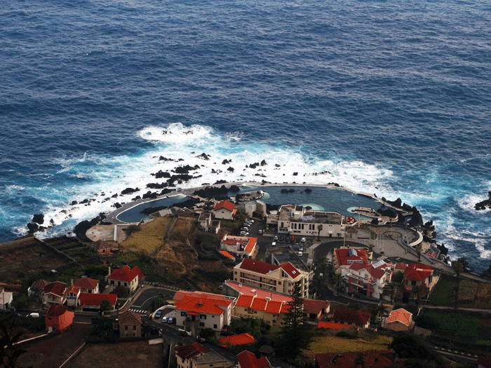 Natuurlijke baden Porto Moniz Madeira