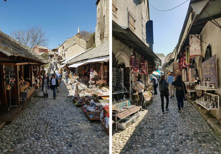 Oude centrum van Mostar Bosnië en Herzegovina