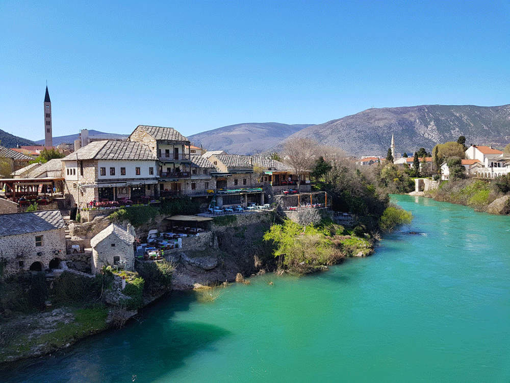 Dorp Mostar Bosnië en Herzegovina