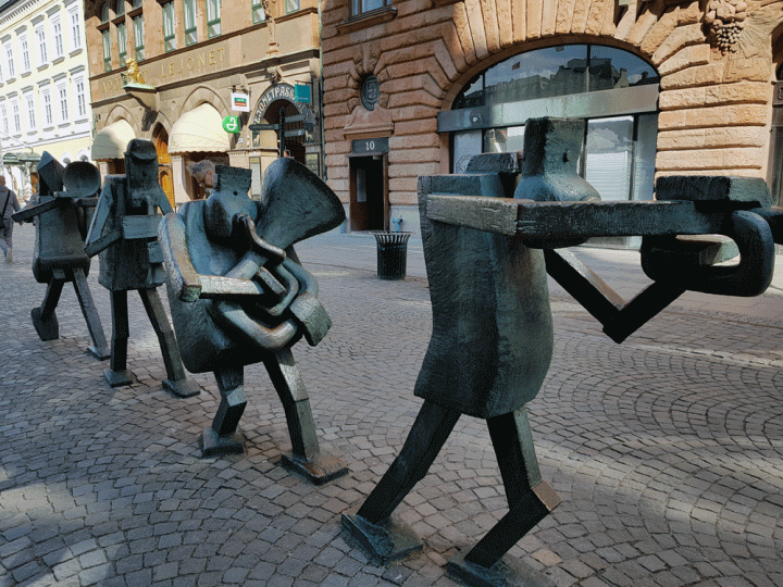 Kunst in de straten van Malmö Zweden