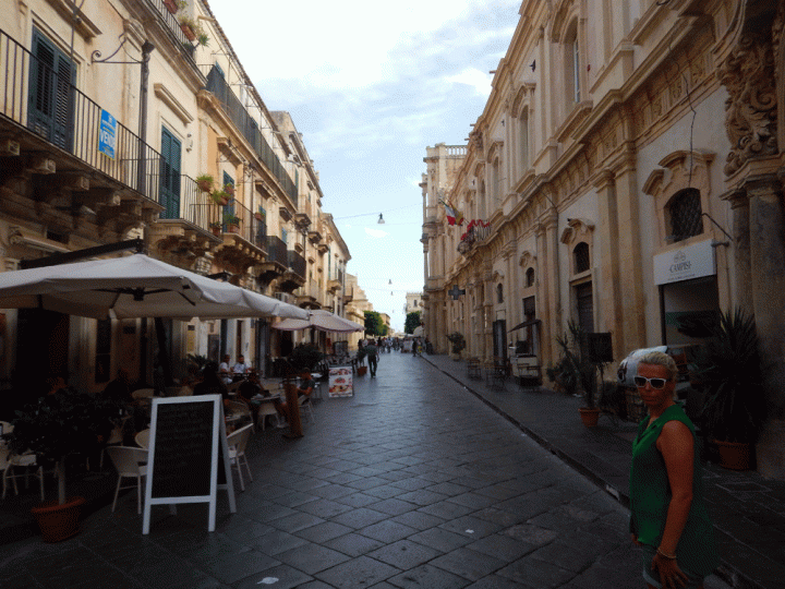 Modica steden Sicilië