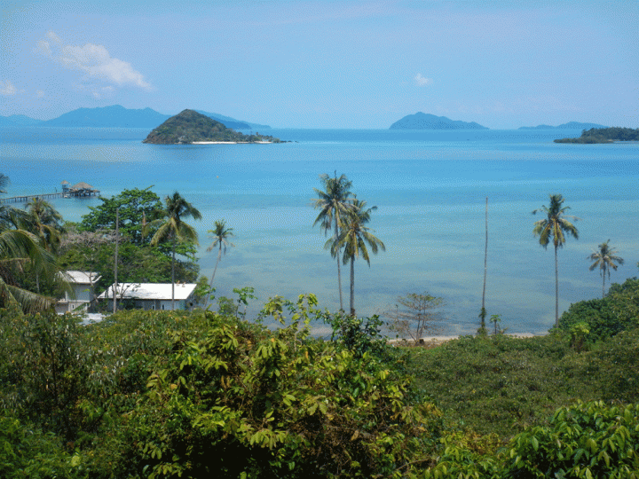 Uitzicht over het Thaise eiland Koh Mak