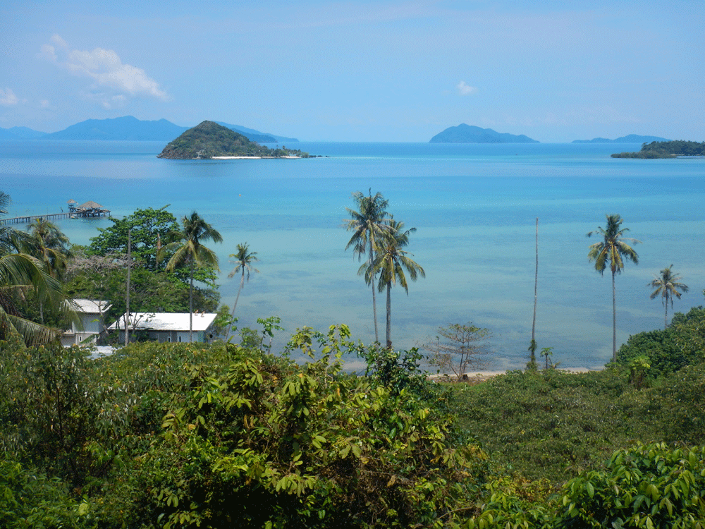 Uitzicht over het Thaise eiland Koh Mak