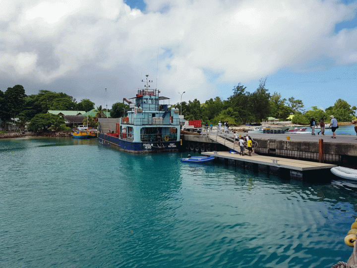 Haven La Digue Seychellen