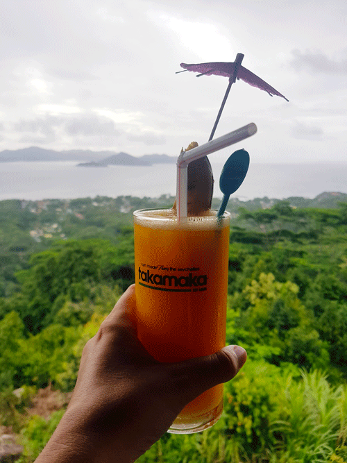 Cocktails La Digue Seychellen
