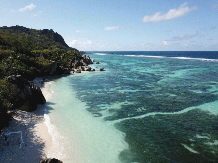 Strand Anse Source d'Argent La Digue Seychellen