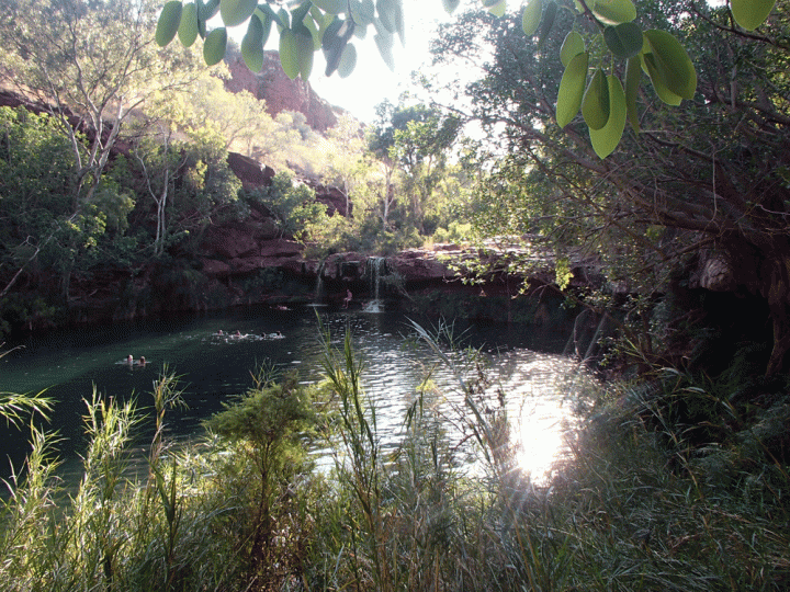 Zwemmen Karijini National Park
