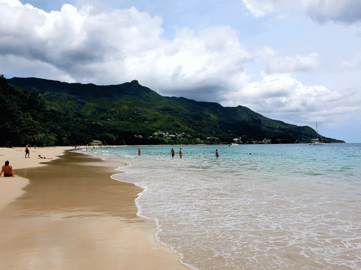 Beau Vallon Beach Mahe Seychellen