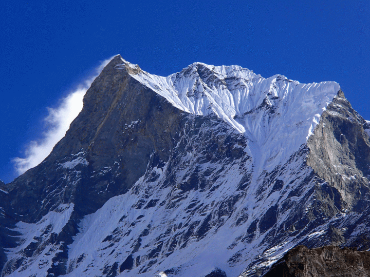 Annapurna in Nepal Himalaya