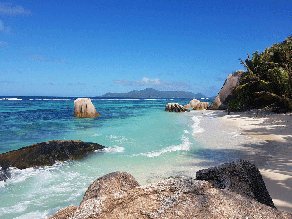Strand Anse Source d’Argent La Digue Seychellen