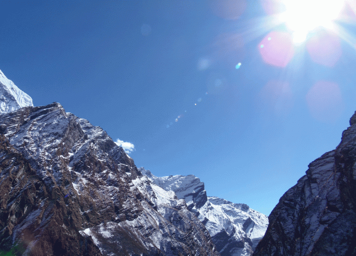 Uitzichten Annapurna basecamp trekking