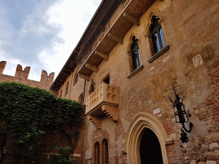 Balkon Romeo en Julia Verona