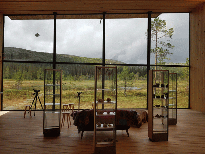 Visitor centre Fulufjället National Park Zweden