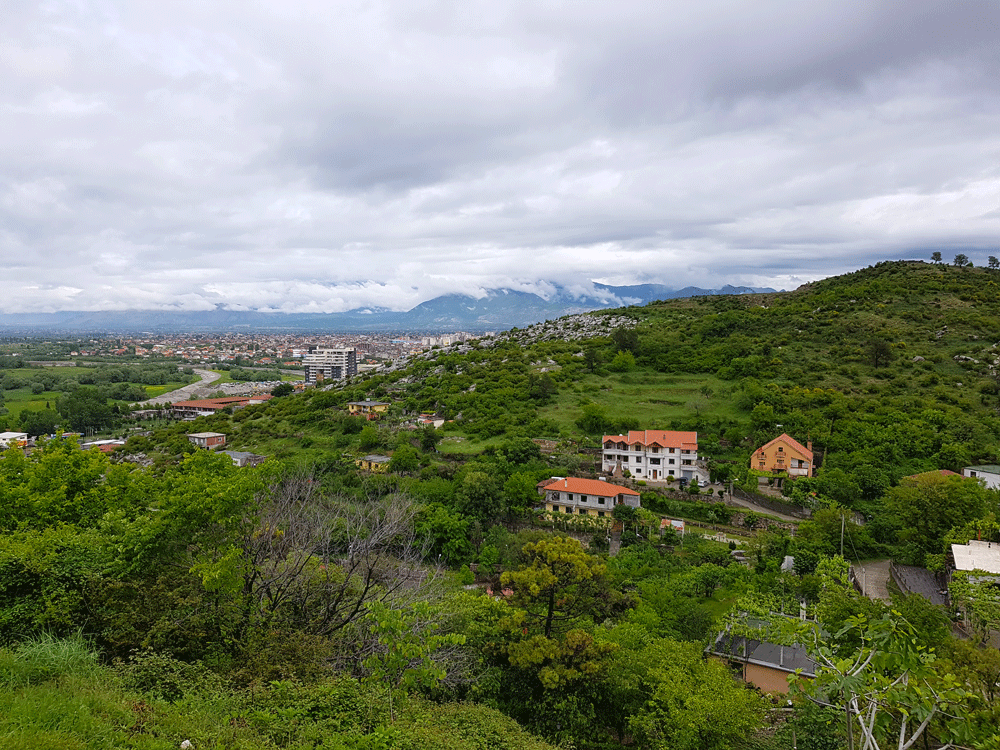 Shkodër in Noord-Albanië