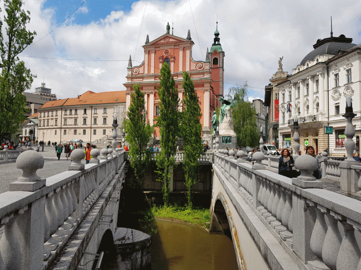De drie bruggen van Ljubljana